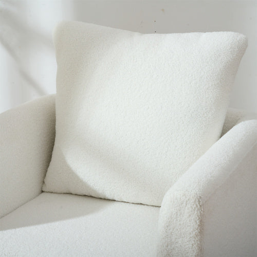 US Local Solid Wood Leg Fabric Armchair