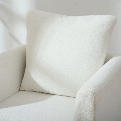 US Local Solid Wood Leg Fabric Armchair