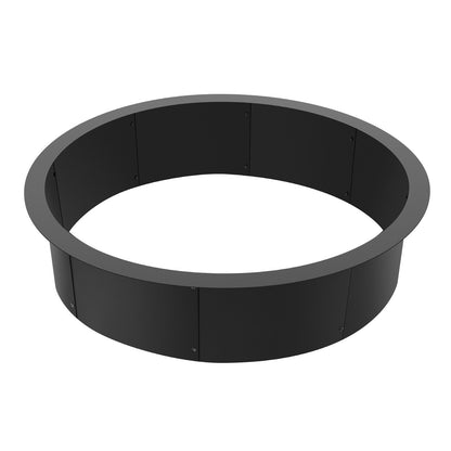 US Local VEVOR Fire Pit Ring Round 45 Inch Outer Steel Liner DIY Campfire Ring Firepit