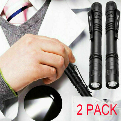 US Local Tactical Flashlight Small LED Torch Light Mini Super Bright Penlight Work Light