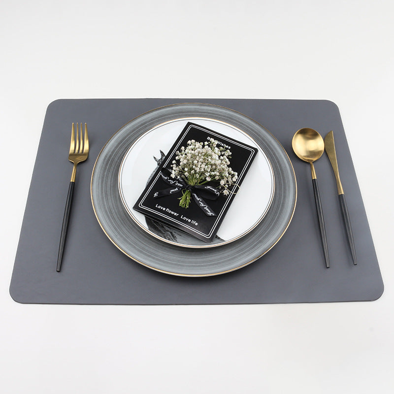 Home High-grade Leather Placemat
