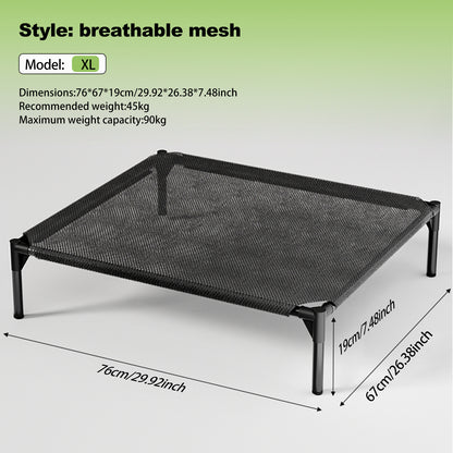 US Local Bi-material Pet Bed Is Of Your Choice,The Detachable Design Of The Oxford Cloth And Breathable Mesh Pet Bed Combines The Characteristics Of Breathable, Waterproof And Odorless To Create A Comforta