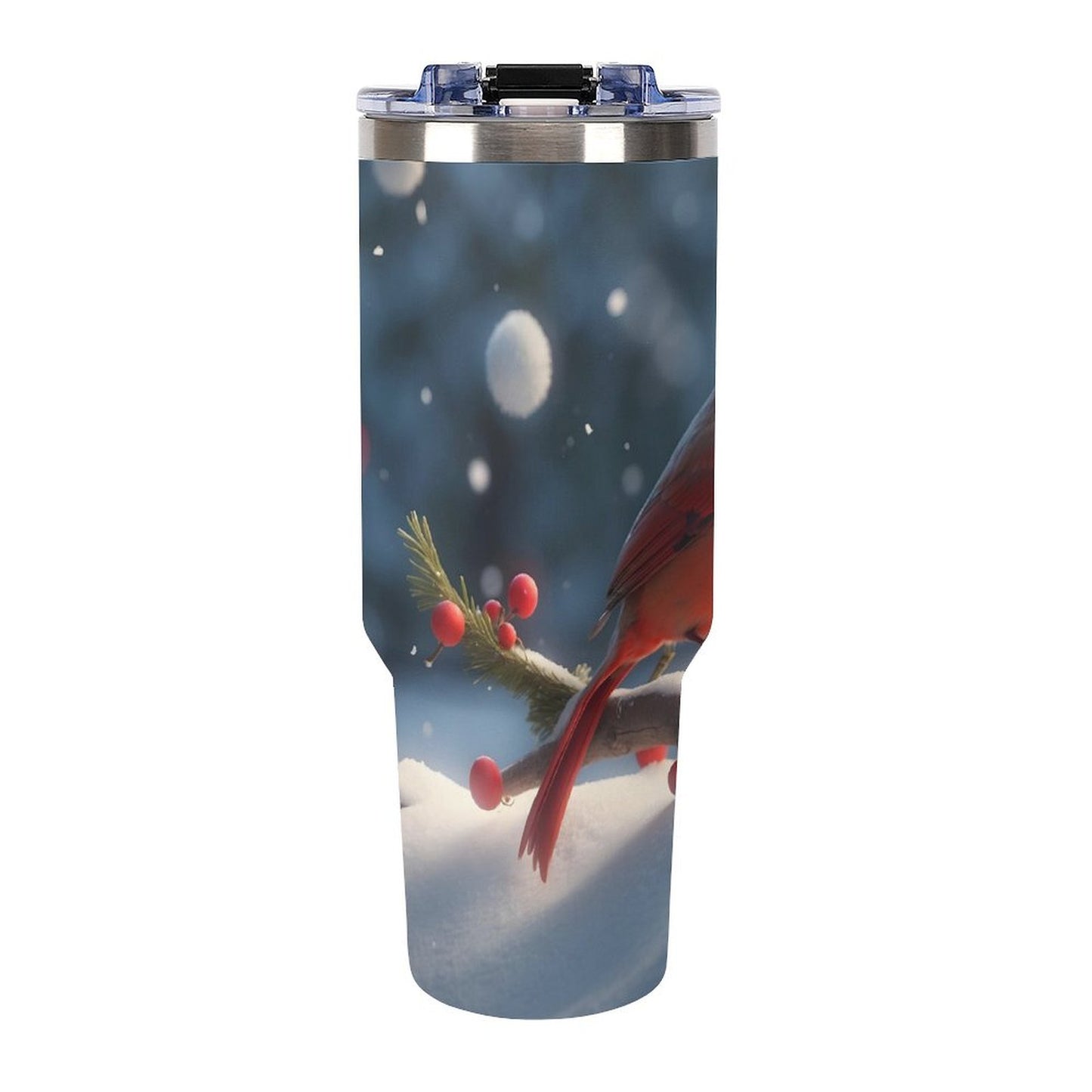 PHDT00125 POD US Local Tumbler 40 oz Large Large Capacity Car Cup Red Bird