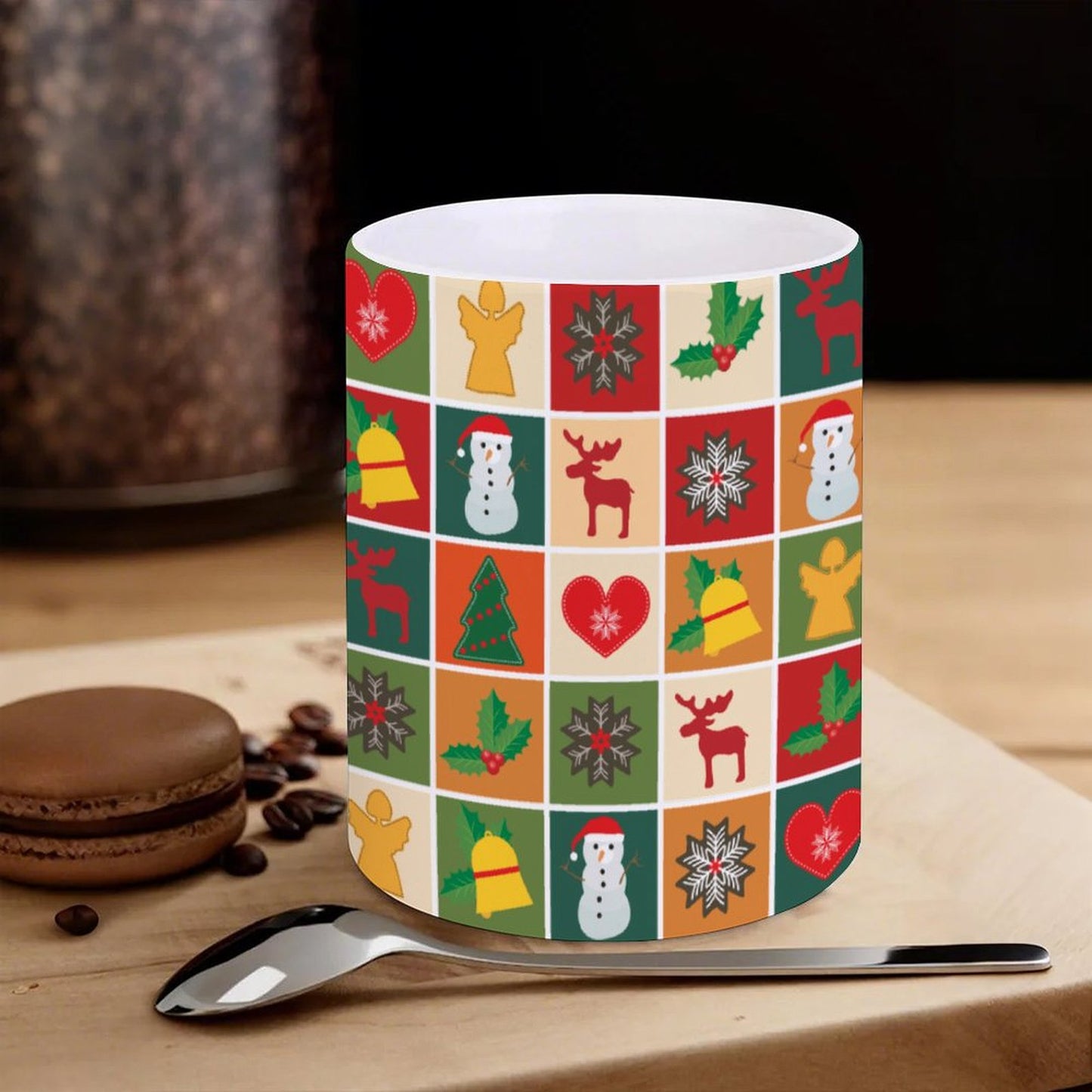 POD US Local White mug with full print, Christmas 0017