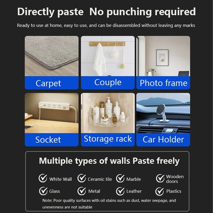 US Local Nano Double Sided Transparent Tape Reusable Waterproof Tape For Cleaning Kitchen And Bathroom Supplies Tape