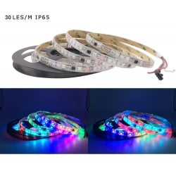 US Local DC12V 1M 5M SMD 5050 RGB White Waterproof 300 LED Flexible  Tape Strip Light