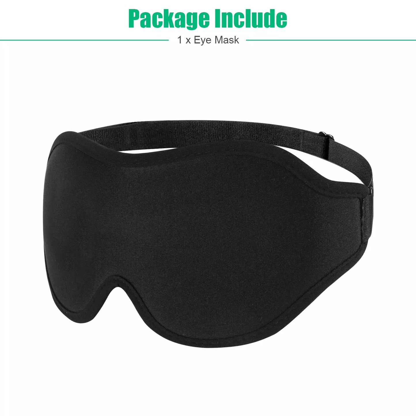 US Local 3D Travel Silk Eye Mask Sleeping Soft Padded Shade Cover Rest Relax Blindfold Men Women Night Sleeping Mask Cover Eye