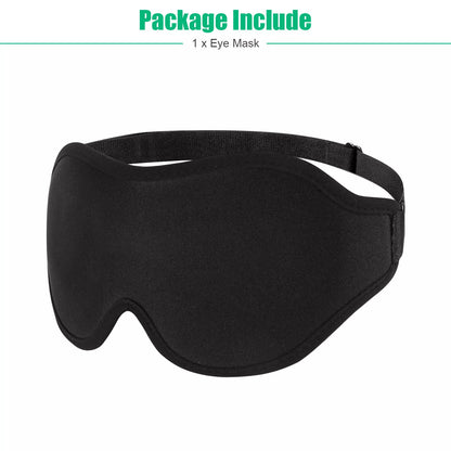 US Local 3D Travel Silk Eye Mask Sleeping Soft Padded Shade Cover Rest Relax Blindfold Men Women Night Sleeping Mask Cover Eye