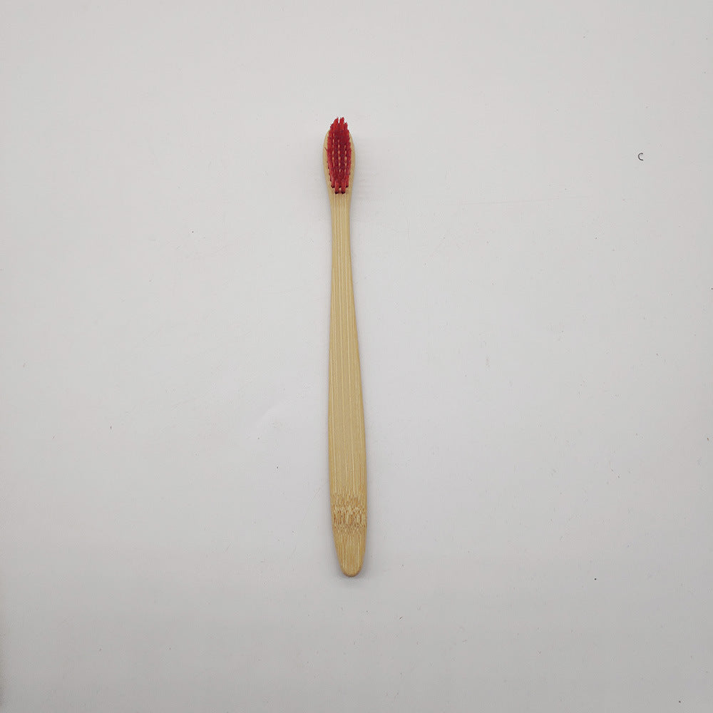 Bamboo Toothbrush Healthy Soft Toothbrush 10-color Packaging