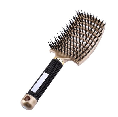 US Local Hairbrush Anti Klit Brushy Haarborstel Women Detangler Hair Brush Bristle Nylon Scalp Massage  Teaser Hair Brush Comb