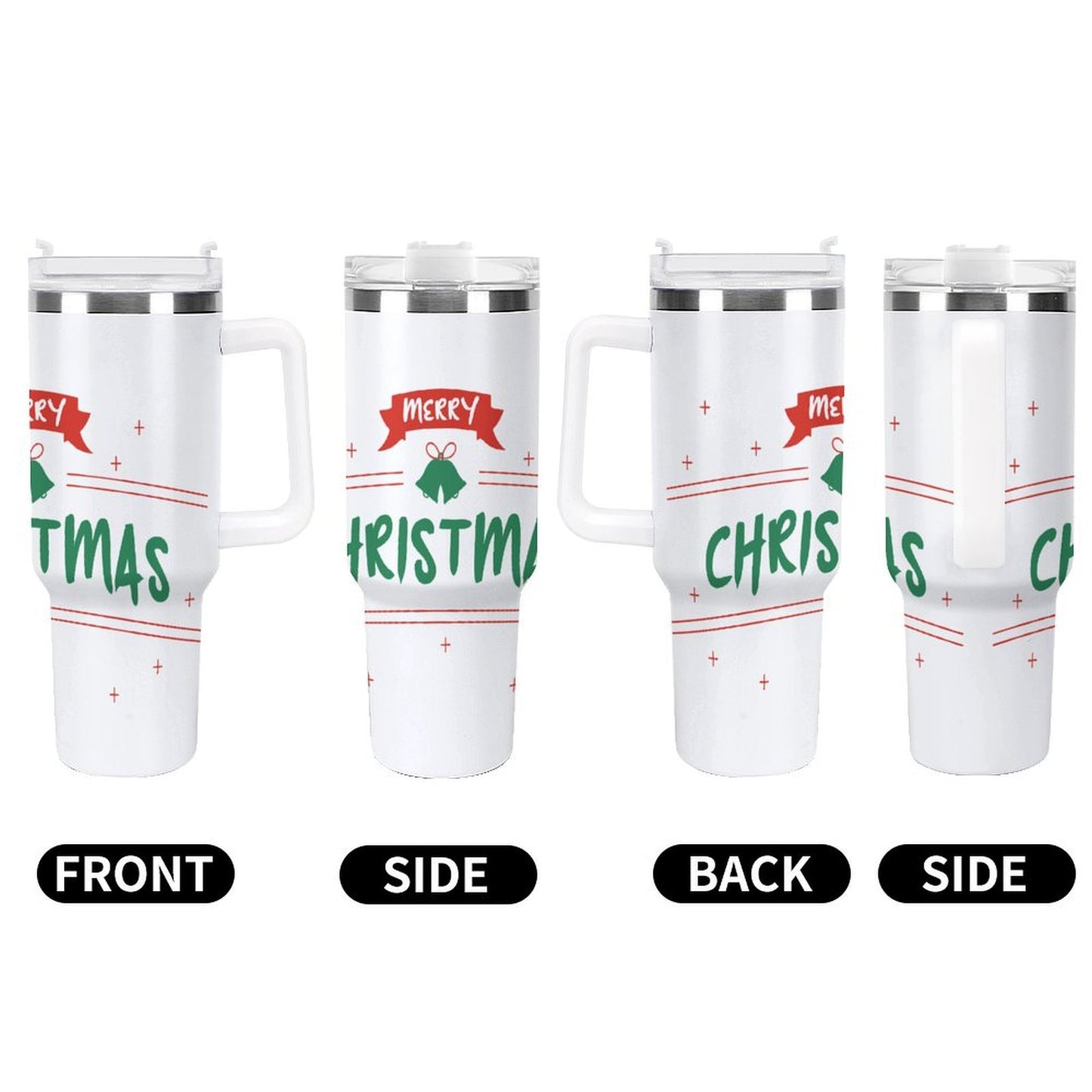 PHDT00082 POD US Local Tumbler 40 oz Large Capacity Car Cup Christmas