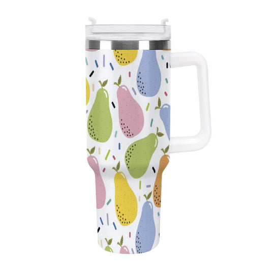 PHDT00543 POD US Local Tumbler 40oz Large Capacity Car Cup Pear