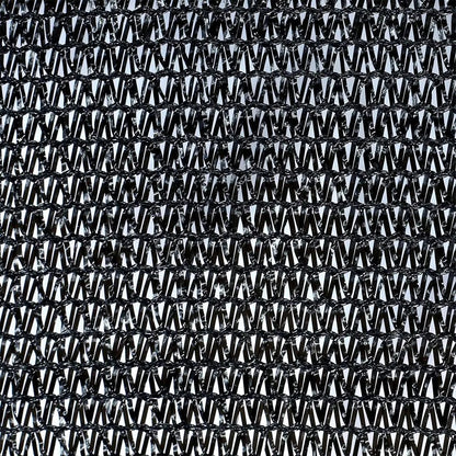 US Local Sunblock Shade Cloth With Grommets Black For Plant Cover Greenhouse Barn Kennel Pool Pergola