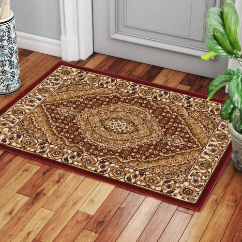US Local Manchester GC HER5007 Red 2 Ft. X 3 Ft. Area Rug
