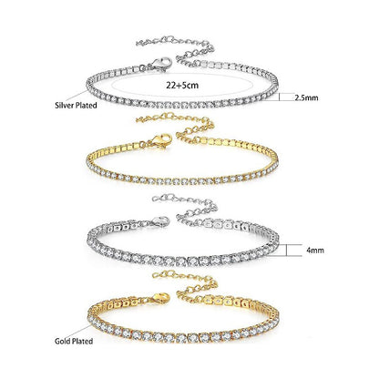 Shiny Loose Diamond Fashion Trend Simple Rhinestone Beach Anklet