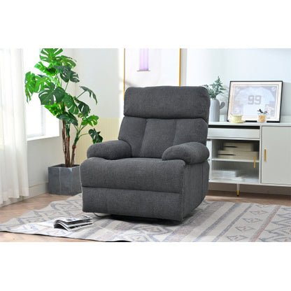 US Local Oversized Power Lift Recliner Chair For Elderly, Electric Fabric Recliner Chair For Seniors, Home Theater Seating,Reclining Sofa Chair With Remote Control,Side Pocket ,Spacious SeatDark Gray