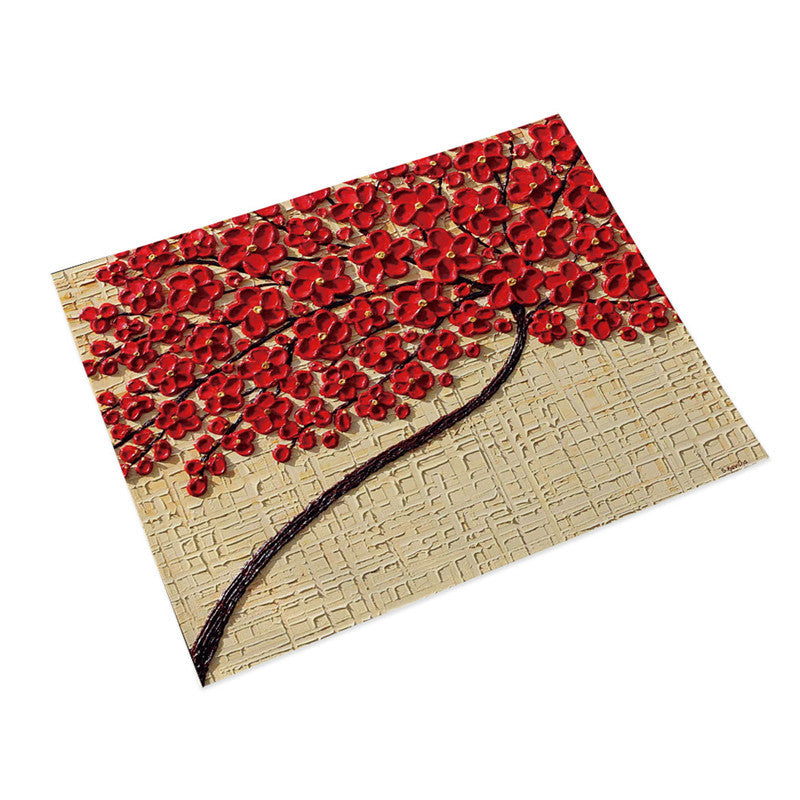 Retro tree pattern placemat