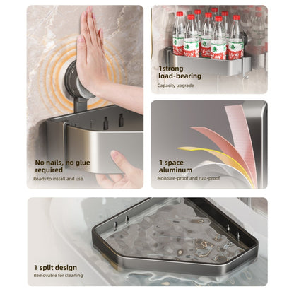 US Local Suction Cup Bathroom Corner Bracket