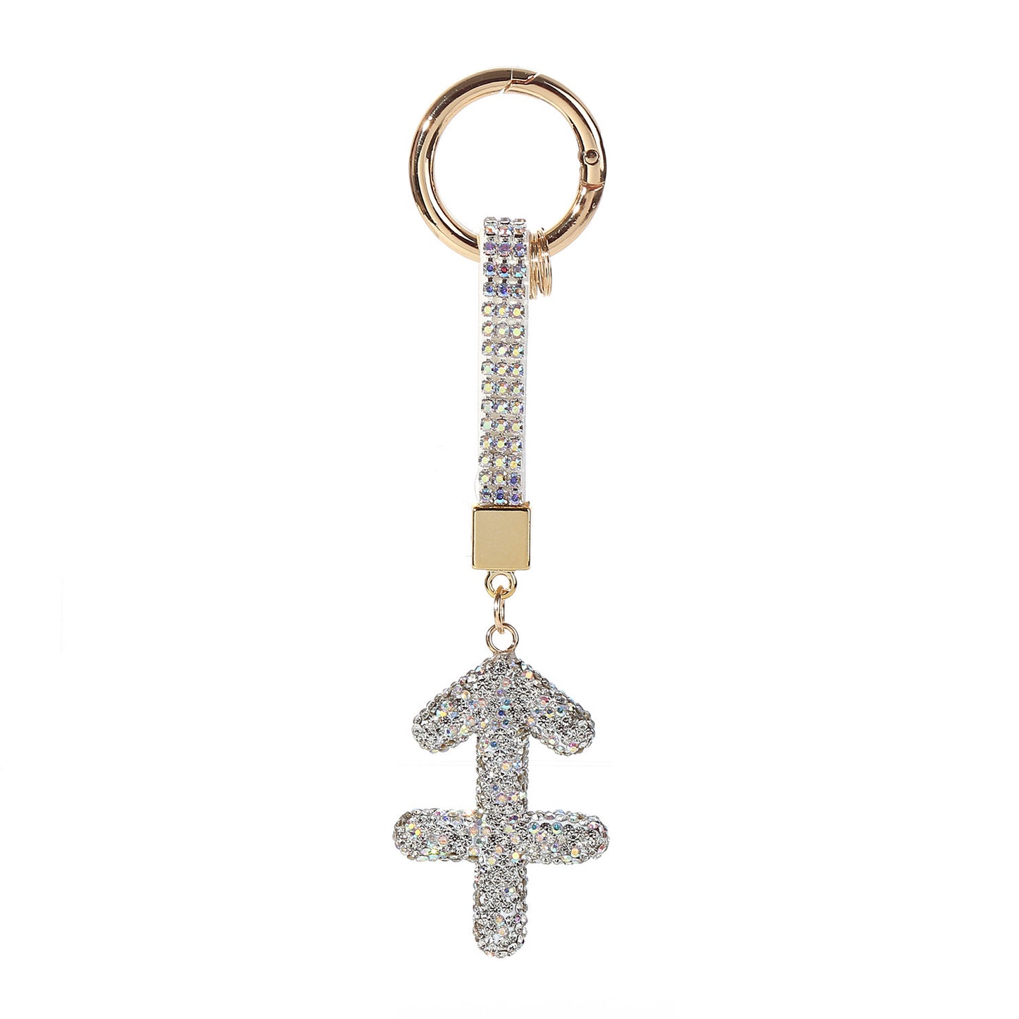 Full Diamond Constellation Keychain Women's Fashion Pendant
