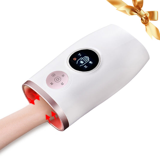 US Local 3-Speed Hand Massager With Heat, Air Compression & 30-Min Timer, Portable & Relaxing