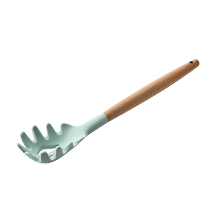 US Local Silicone Kitchenware With Wooden Handle