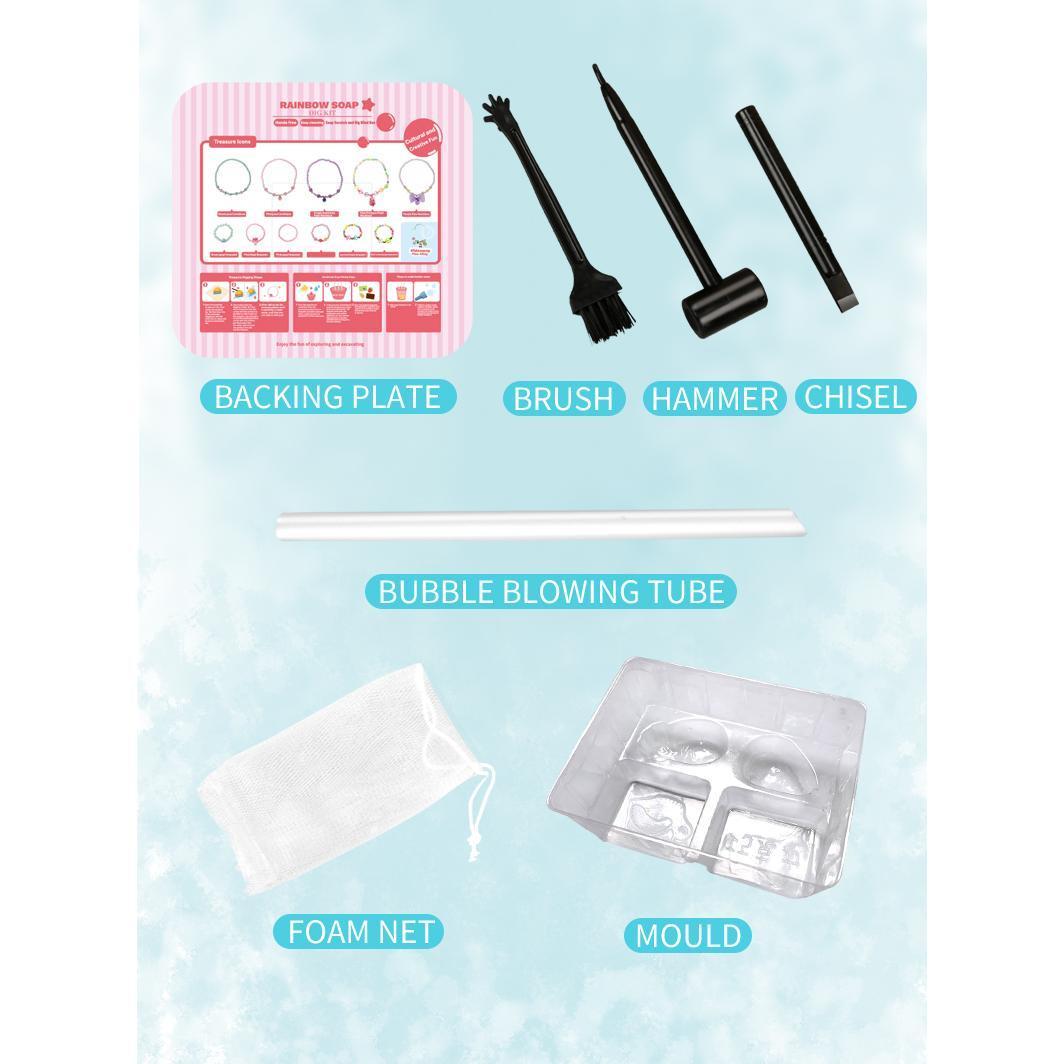 US Local Rainbow Clay Cake, Safe And Non-toxic Materials, Suitable For Children And Teenagers, Children's Early Education Toys, Cognitive Training Toys