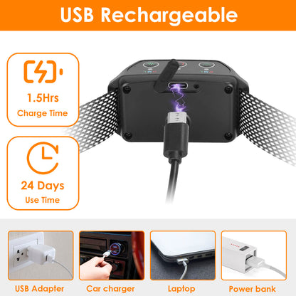 US Local 1Pc Citronella Bark Collar For Dogs Spray Bark Collar Anti Barking Control For Small Medium Large Dogs IP65 Waterproof No Electric Shocks