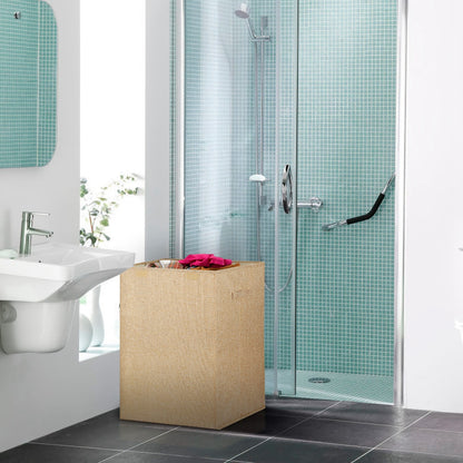 US Local 1Pc Foldable Laundry Hampers Washing Clothes Laundry Basket With Lid Handles Storage Organizer