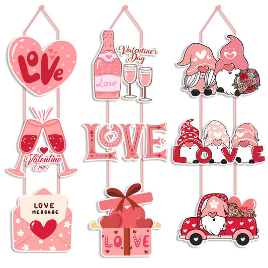Valentine's Day Decoration Door Hanging Valentine's Day Theme Ornaments