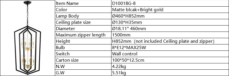 US Local 8-Light Lantern Tired Farmhouse Ceiling Hanging Light Black Chandelier Metal Modern Pendant Light Fixtures For Kitchen Island Dining Room Living Room Foyer Entryway E12 Bulbs Not Included