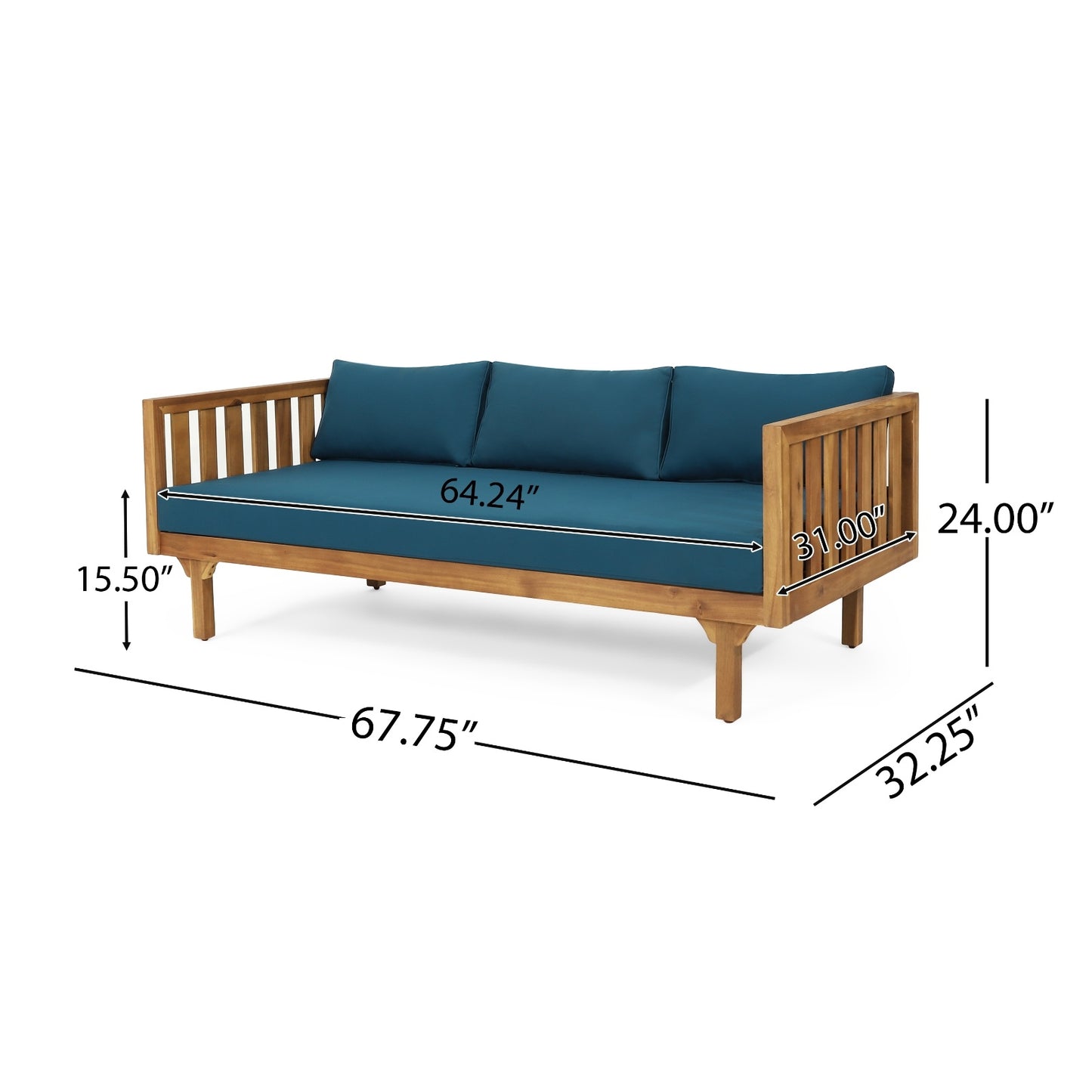 US Local CLAREMONT 3 SEATER DAYBED