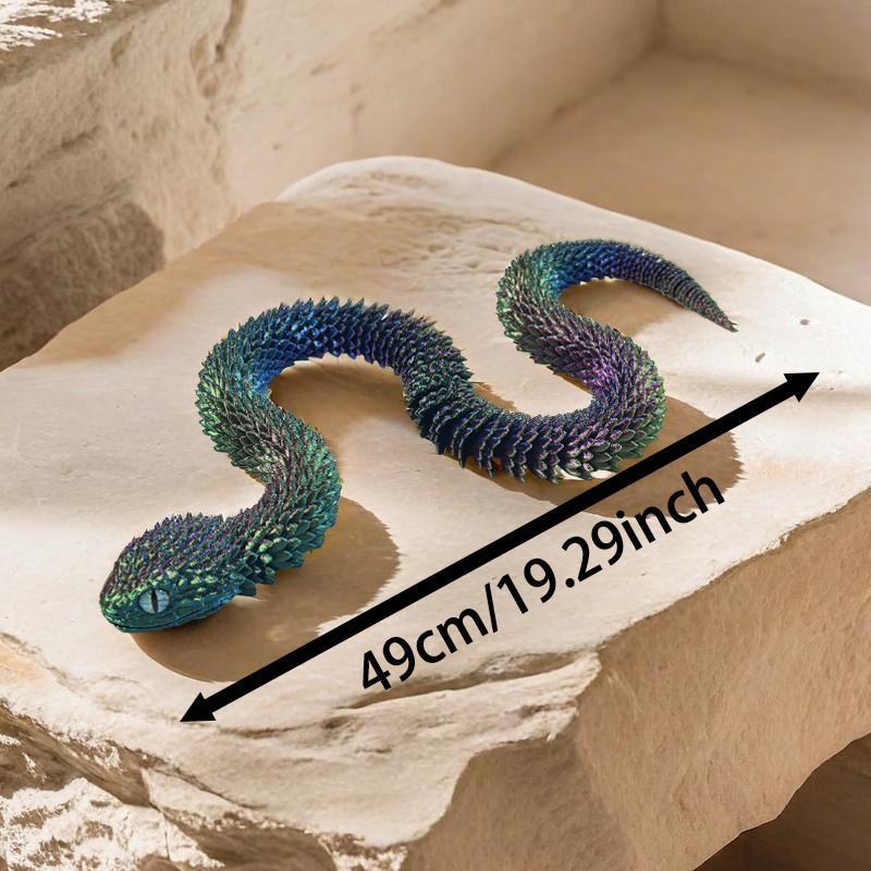 US Local Snake-shaped High-fidelity Fun Ornaments Creative Animal-shaped Living Room And Study Decorations