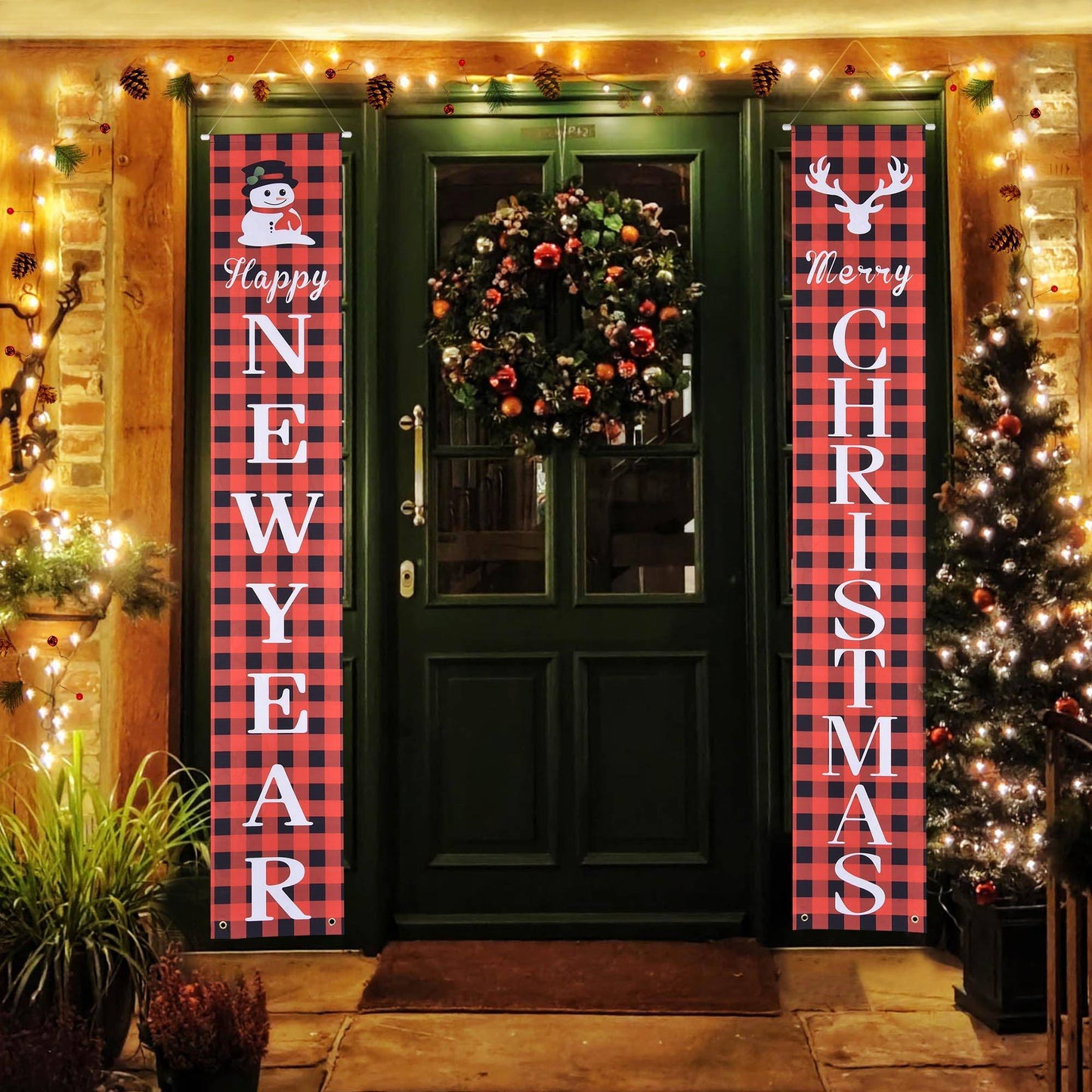 US Local Christmas Porch Sign