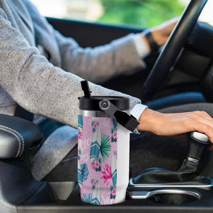 POD US Local Tumbler 30oz Large Capacity Car Cup Sailing, Surfing, Tropical, Romantic, Summer Style