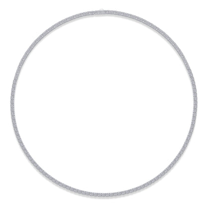 Winter Lake Luxury Fashion Set Mosan Diamond S925 Silver Necklace Rivaling Natural Diamonds