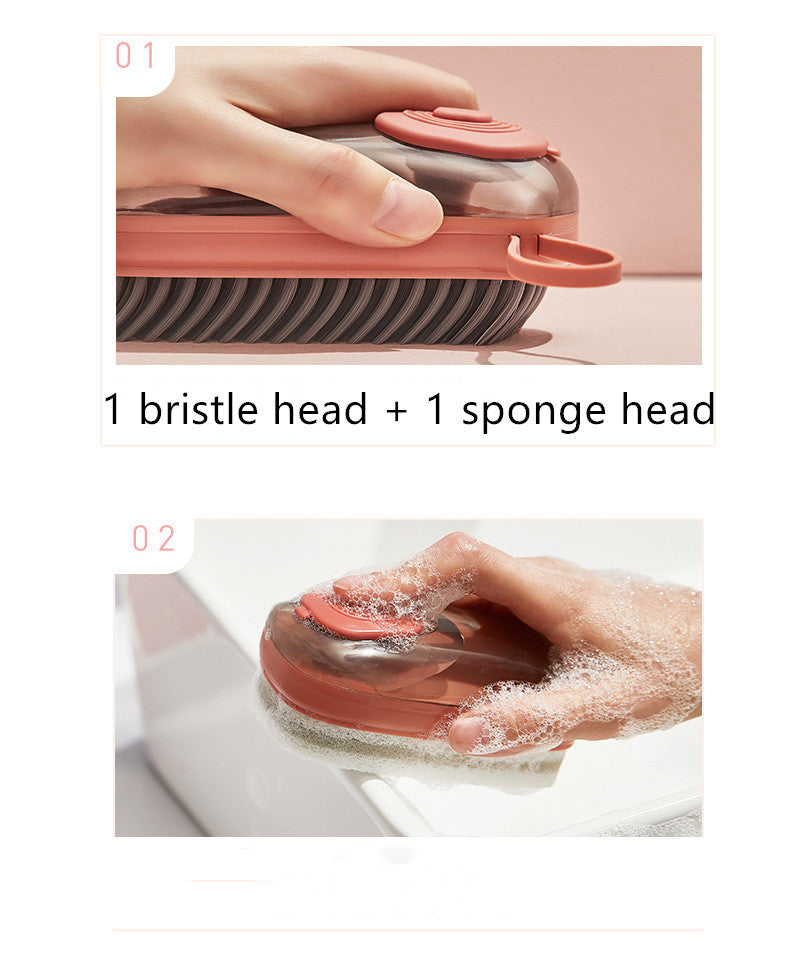 USA Local Multifunctional Automatic Liquid Cleaning Brush Soft Shoe Brush Clean Wash Shoe Artifact Laundry Brush Household Brush Clothes