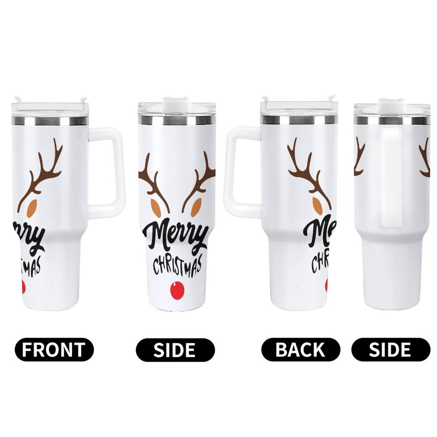 PHDT00411 POD US Local Tumbler 40 oz Large Capacity Car Cup Merry Christmas Jumper