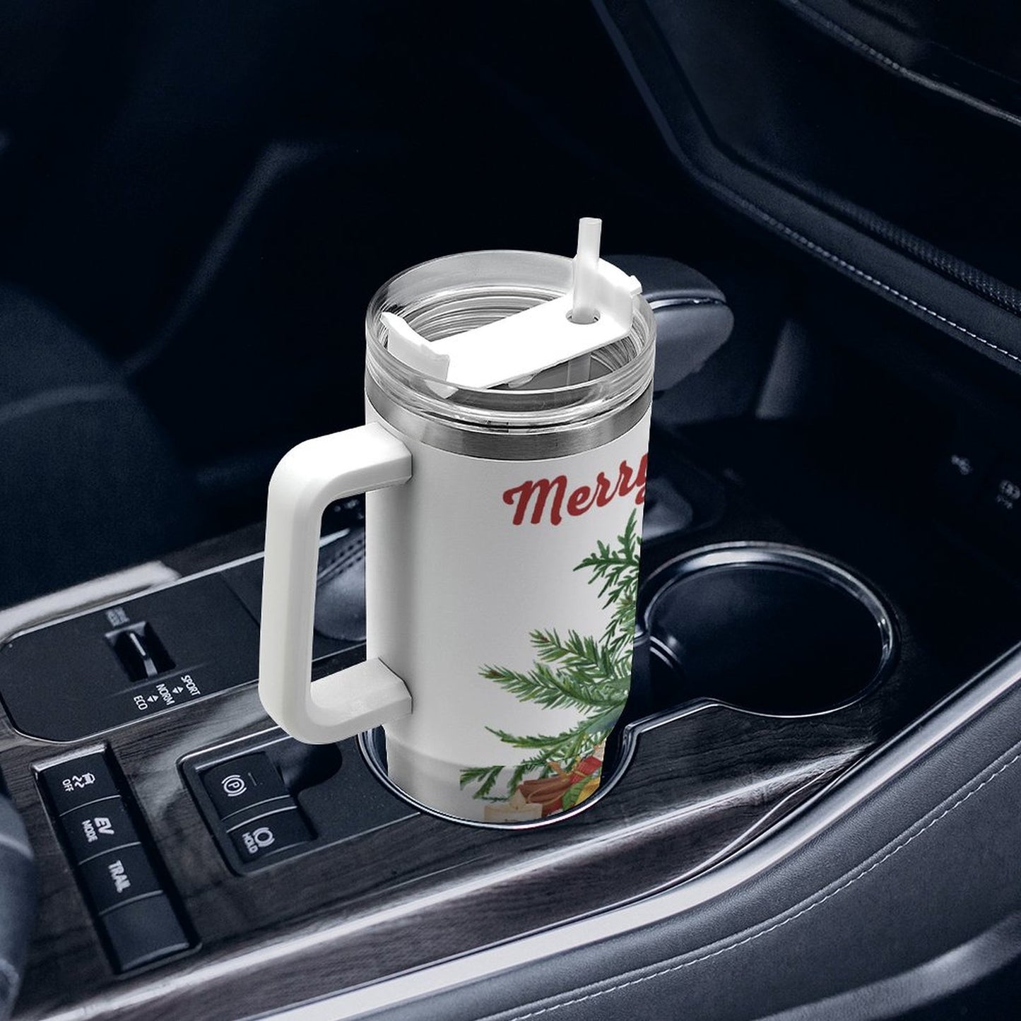 PHDT00340 POD US Local Tumbler 40 oz Large Capacity Car Cup Christmas, Santa Claus