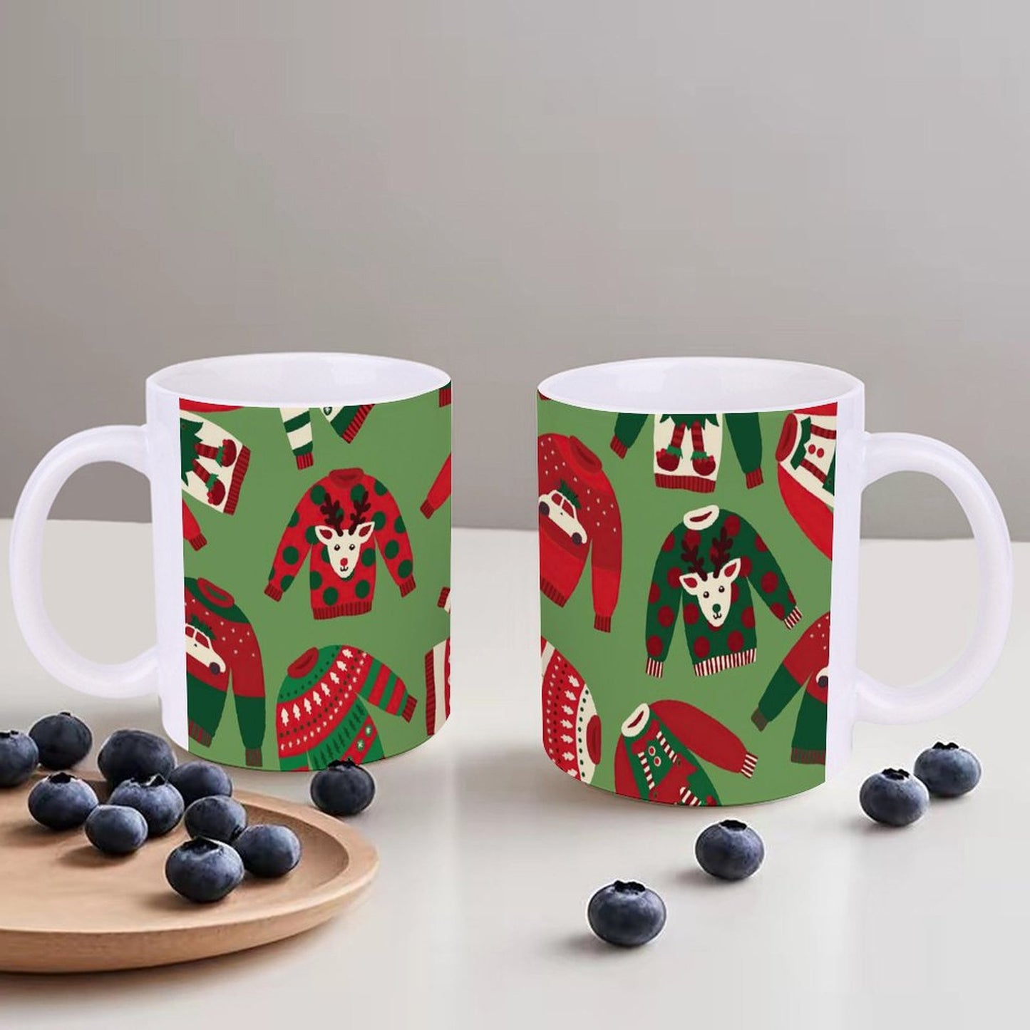 POD US Local White mug with full print, Christmas 0080