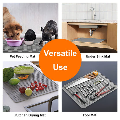 US Local 1Pc 27.95x19.69in Electric Stove Cover Silicone Stove Mat Glass Stove Top Protector 464 Fahrenheit Heat Resistant Dishwasher Safe Waterproof