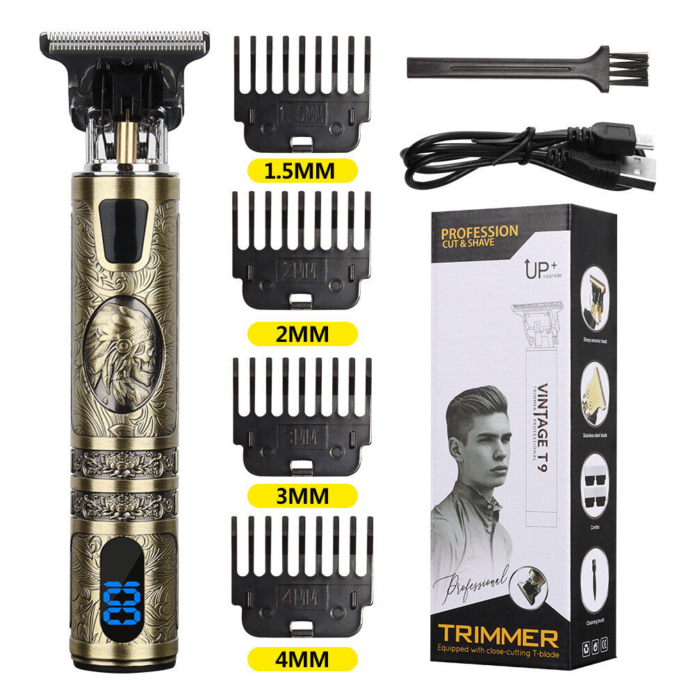 UK Local Beard Trimmer Hair Clippers Cordless Hair Cutting Kit Barber Shaving Machine For Men USB Rechargeable