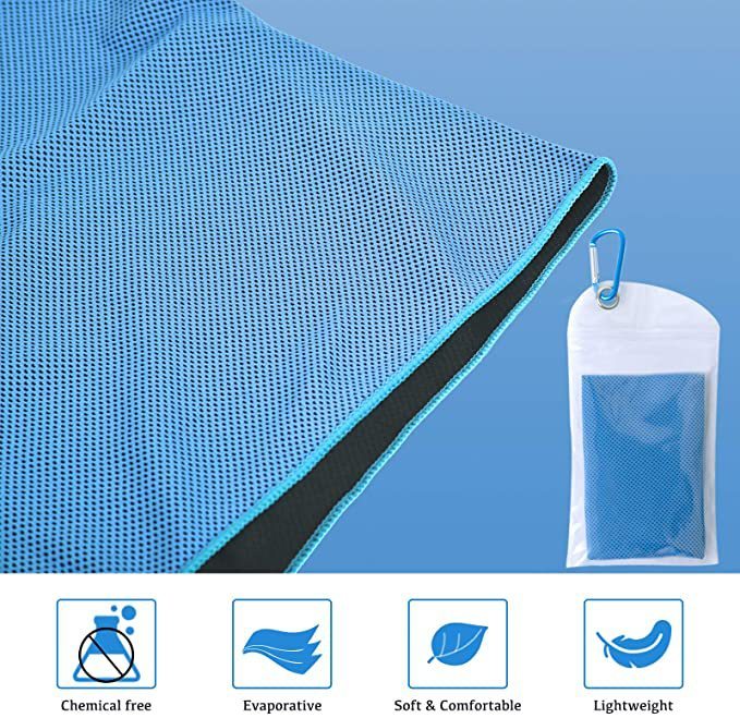 USA Local Mountaineering Bag Cooling Ice Feeling Cold Feeling Towel Ice-cold Towel