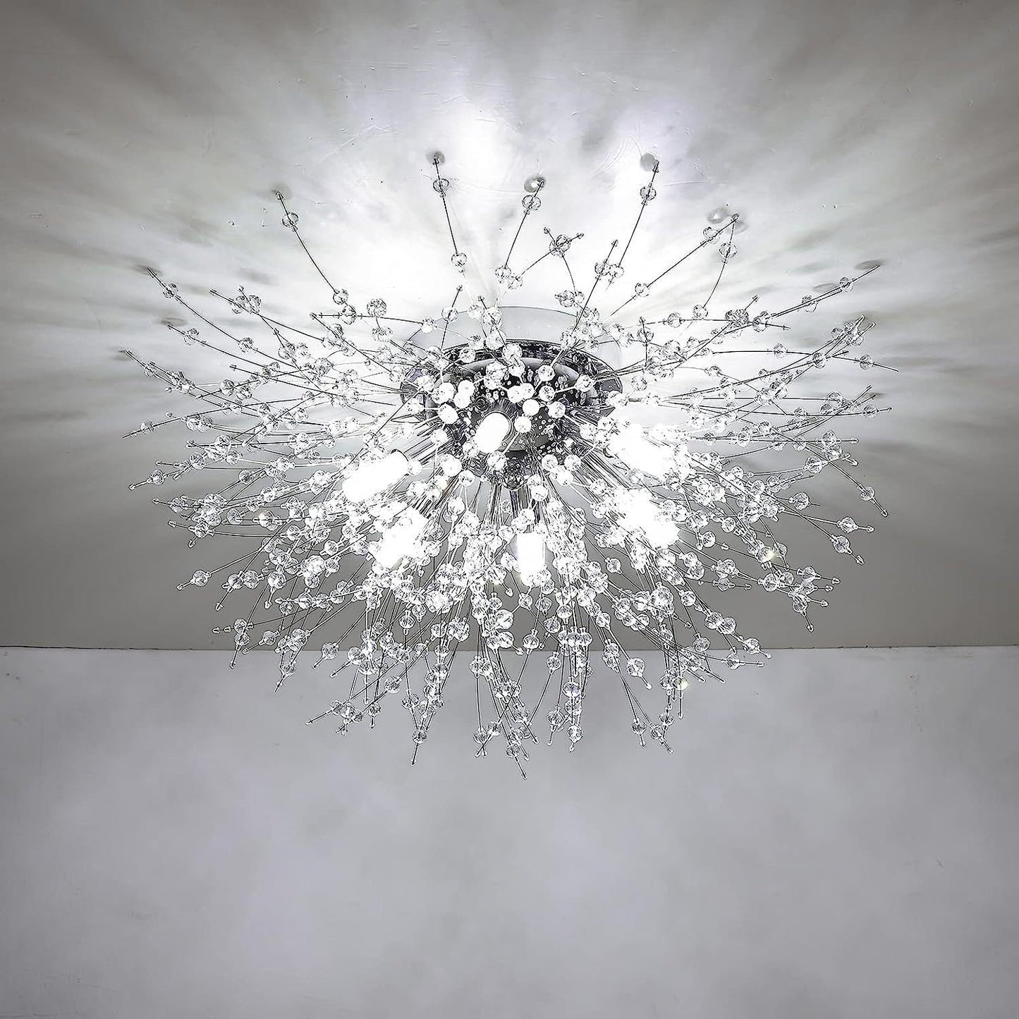 US Local Crystal Recessed Chandelier