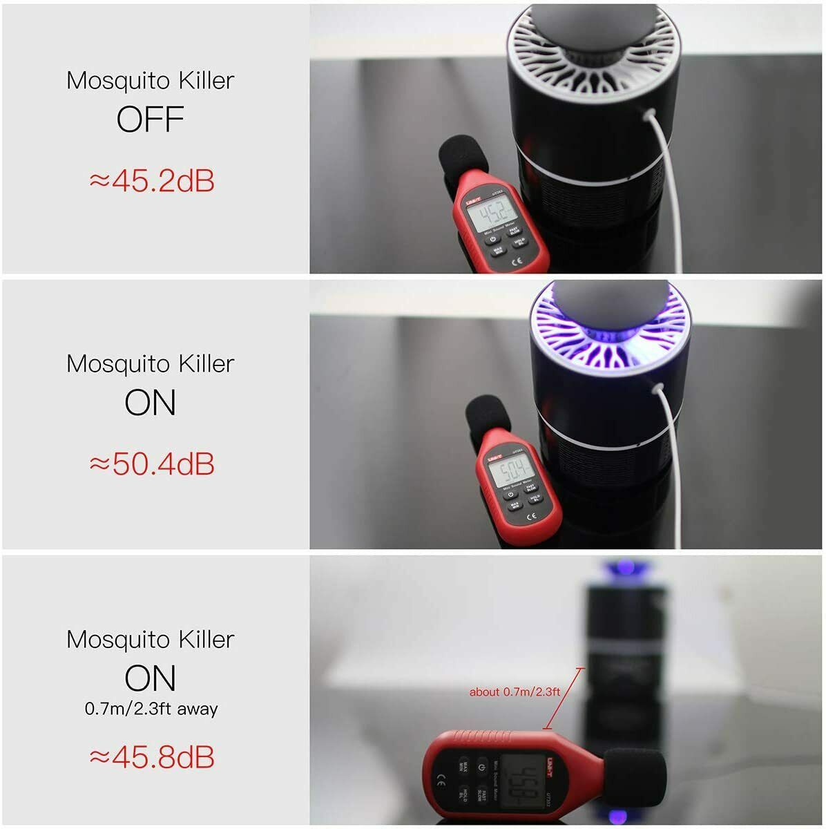 USA Local Electric UV Mosquito Killer Lamp Outdoor Indoor Fly Bug Insect Zapper Trap USB
