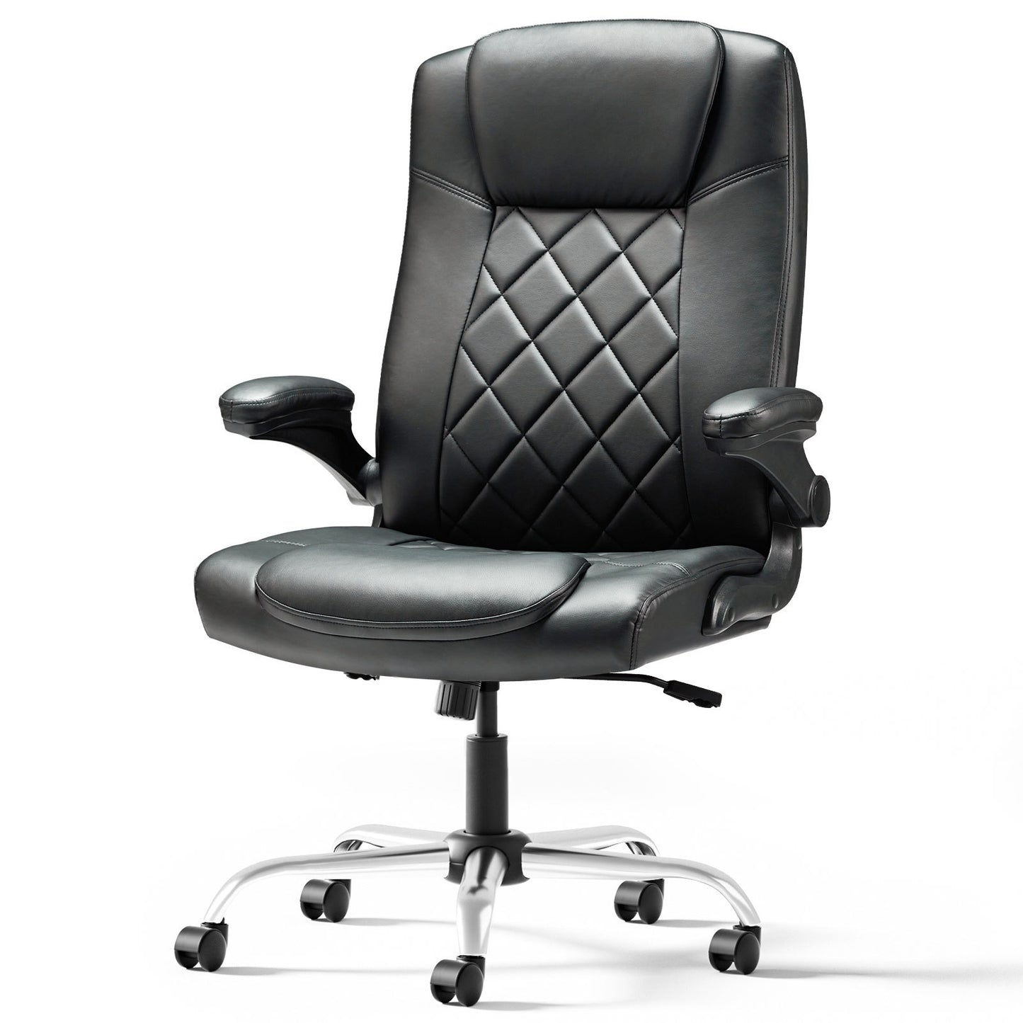 US Local Leather Executive Office Chair With Arm & Rocking Function