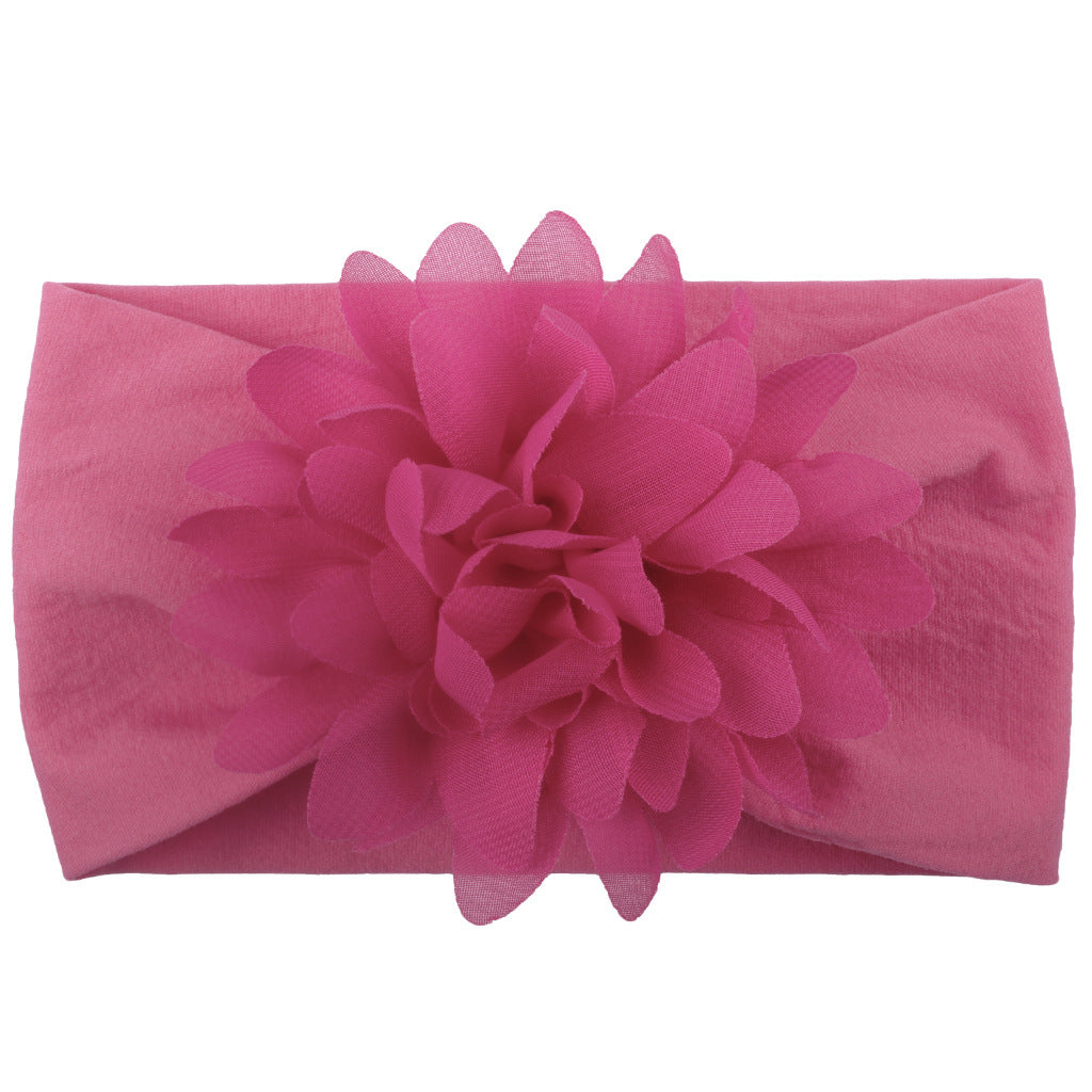 US Local Creative Chiffon Flower Headband Baby Hair Accessories Cute Princess Headband