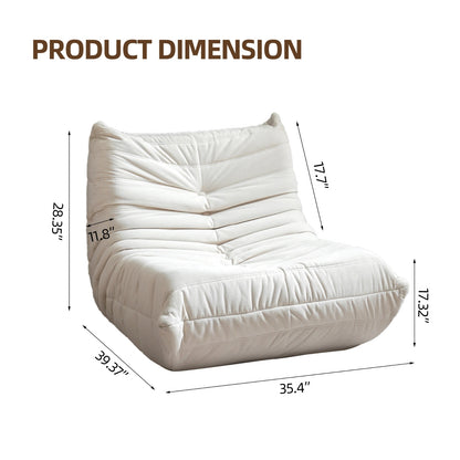 US Local No Installation Bean Bag Chair Big Beanbag Chair For Adults Bean Bag Lounger Foam Chair For Home, Ap