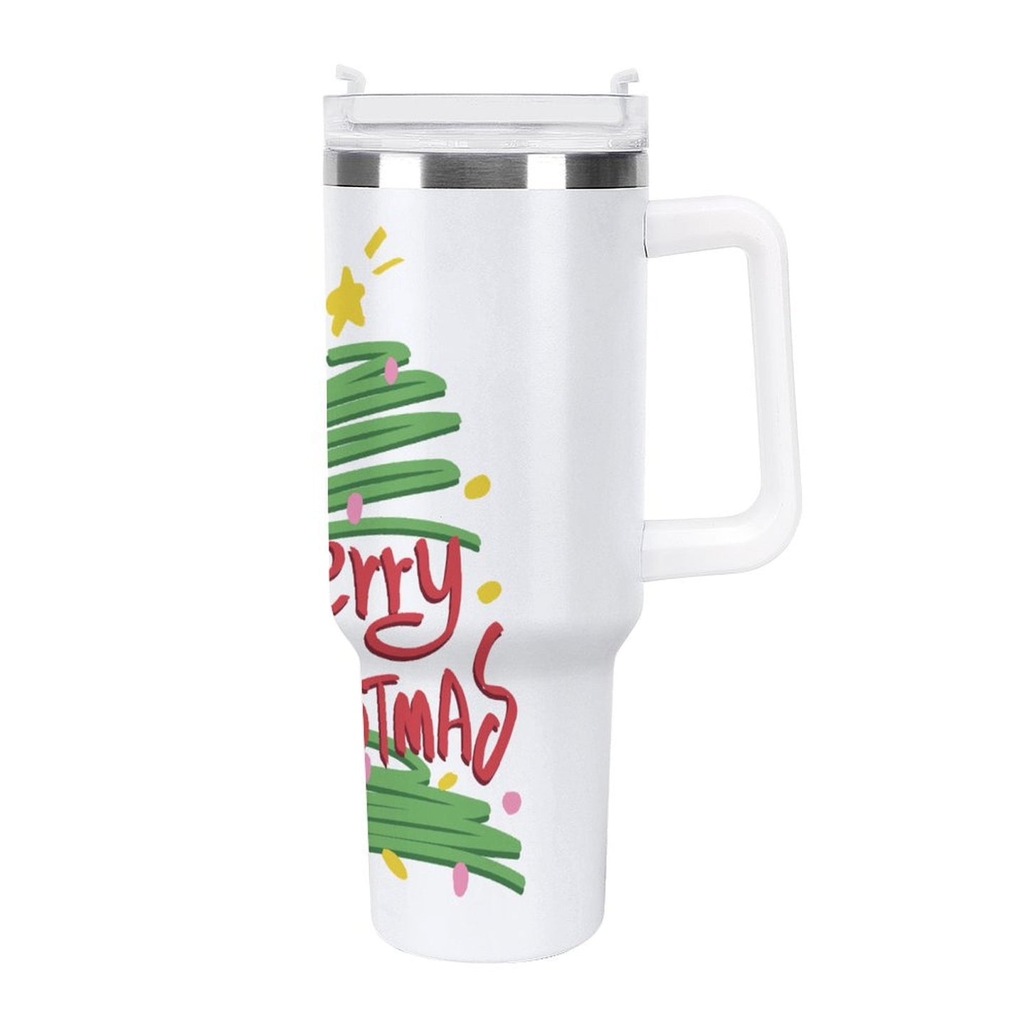 PHDT00319 POD US Local Tumbler 40 oz Large Capacity Car Cup Christmas Tree