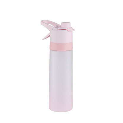 US Local Spray Water Bottle For Girls Outdoor Sport Fitness Water Cup Large Capacity Spray Bottle Drinkware Travel Bottles Kitchen Gadgets
