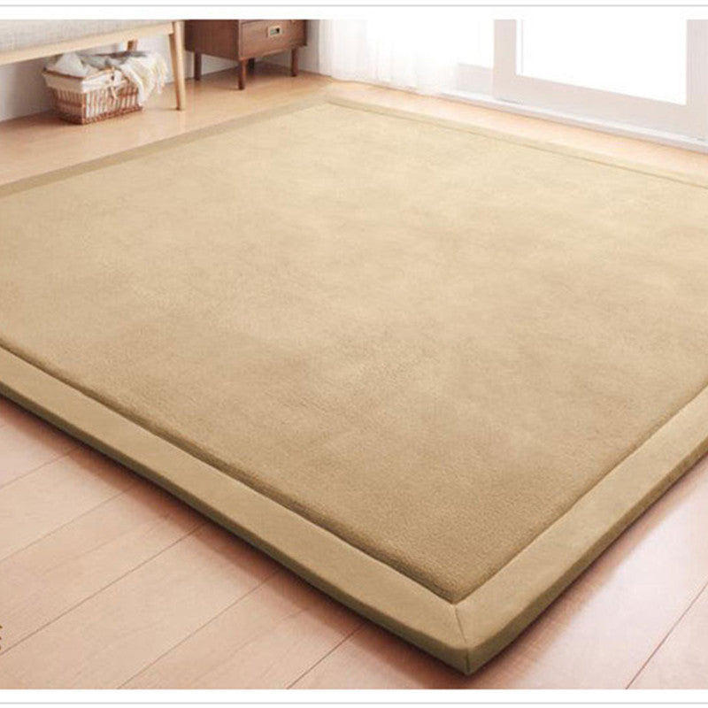 Thick Coral Velvet Carpet Tatami Crawling Non-slip Mat